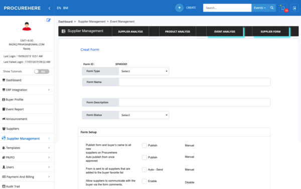 Supplier Management - PROCUREHERE-Supercharged Procurement Solutions